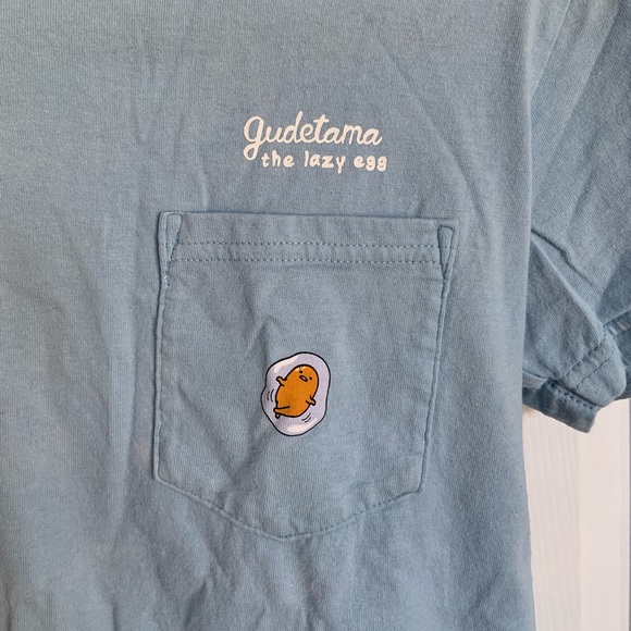 Uniqlo, Blue Graphic Gudetama T-Shirt, Size: X Small - Picture 3 of 4